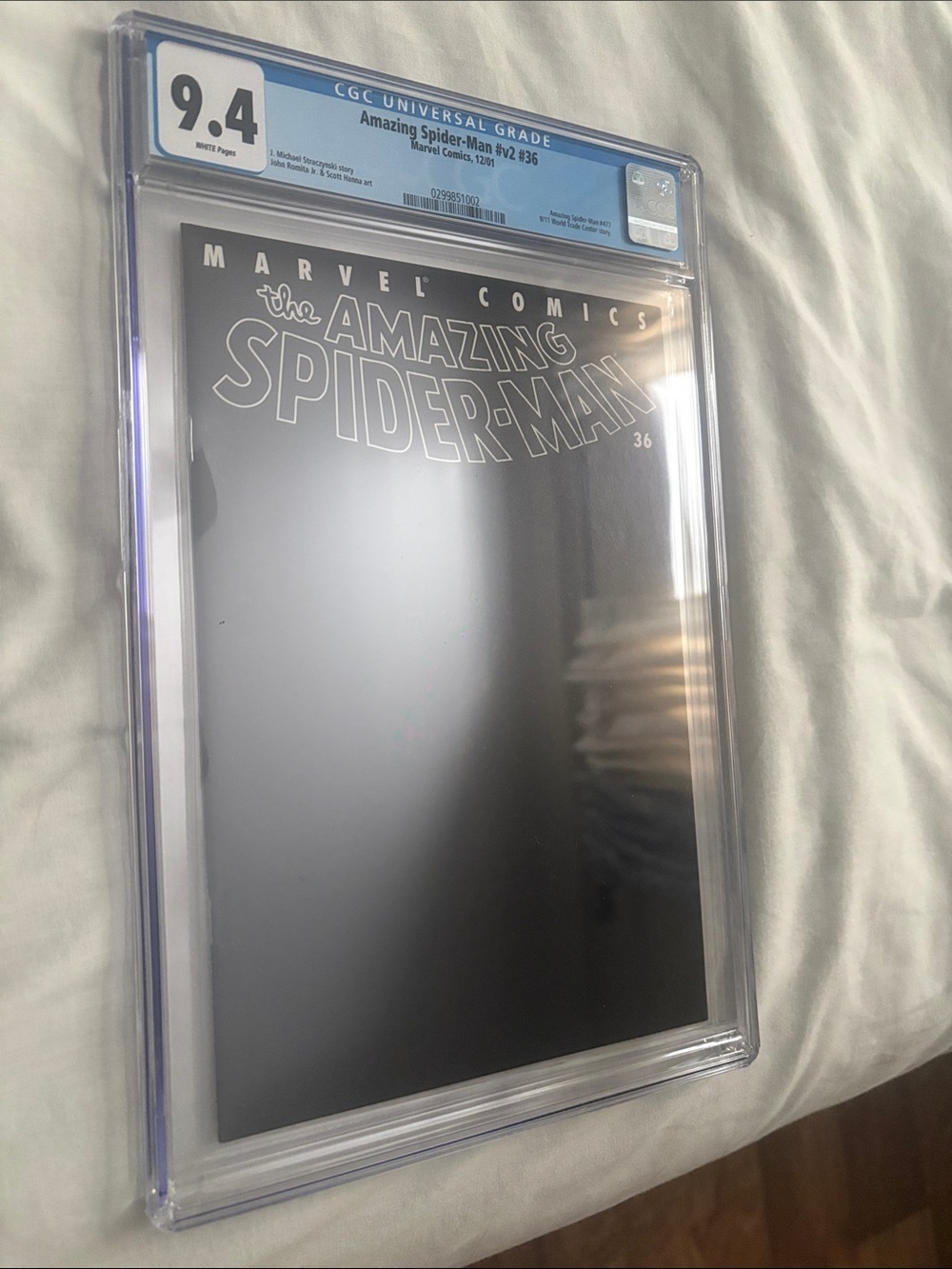 The Amazing Spider-Man #36 CGC 9.4 Graded - Black Cover